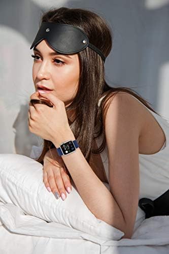 Bandă elastică ZEOGIA compatibilă cu Apple Watch Band 38mm 40mm 42mm 44mm pentru femei bărbați, curea de ceas cu buclă elastică