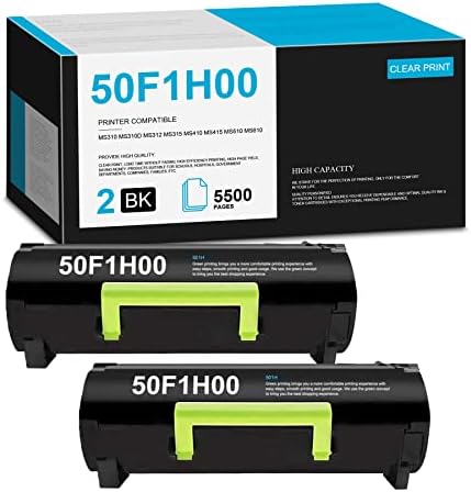 DOPHEN MS310 MS410 cartuș de Toner 2 Pachet 501h 50f1h00 înlocuire cartuș de Toner negru cu randament ridicat pentru imprimanta