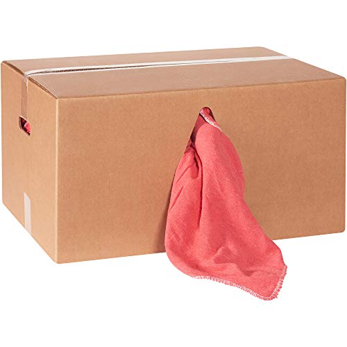 Poly Bag Guy Box of Shop Shop prosop, 14 x 14, roșu, 350/carcasă, 25 lbs/carcasă