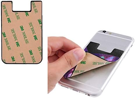 3d fluture 3m adeziv-on id card de credit portofel carcasă carcasă cu mânecă de pungă buzunar