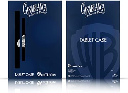 Head Case Designs autorizat oficial Casablanca Rick Rick's Cafe Graphics din piele din piele Copertă Compatibil cu Apple iPad