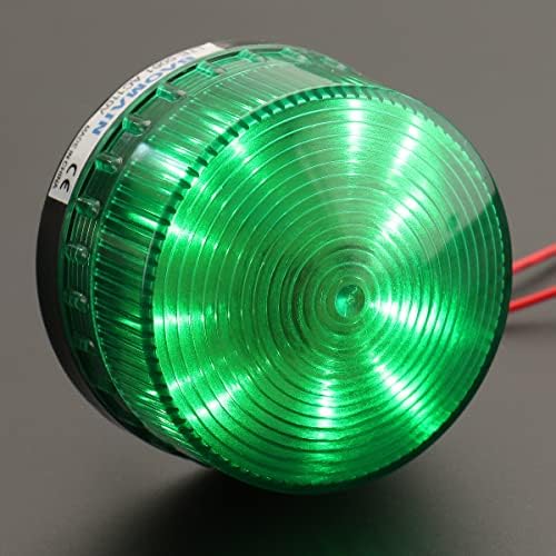 Semnal industrial baomain rotund de avertizare verde ușor strobă lampă de avertizare LTE-5061 AC 110V