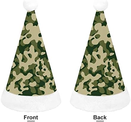 Camuflaj Textura Modele Pălărie De Crăciun Personalizate Santa Hat Funny Xmas Decoratiuni
