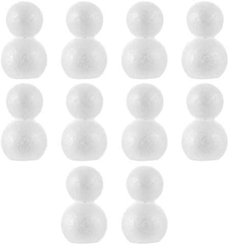 GANAZONO 30buc minge de spumă albă pentru meșteșuguri sferă cu bile modelare din polistiren alb forme rotunde bile netede pentru