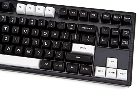 UniCusMech sa profil dublu Shot 172 chei ABS keycaps Set ANSI & amp; ISO Layout tastatură mecanică pentru comutatoare Cherry