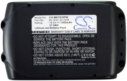 Înlocuirea bateriei pentru Makita XPH03Z BL1815 BL1815 BCL180 B452 BL1830 LXPH01 DCF300Z BL1840 BJR182 BDF452 BL1850 LXFD01