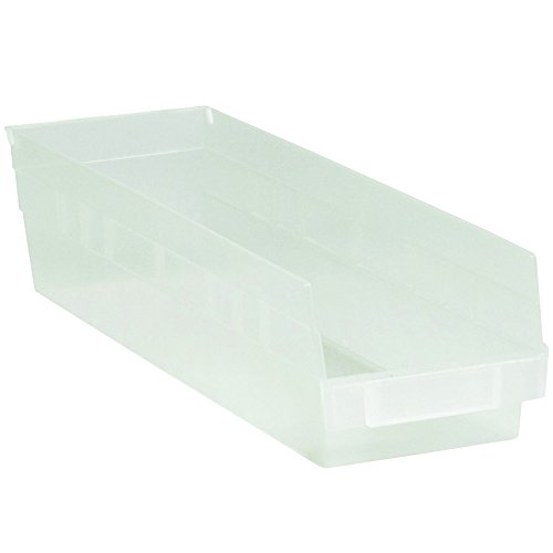 Aviditi Containere de depozitare din plastic, 17-7 / 8 x 4-1 / 8 x 4 inci, Galben, pachet de 20, pentru organizarea de case,