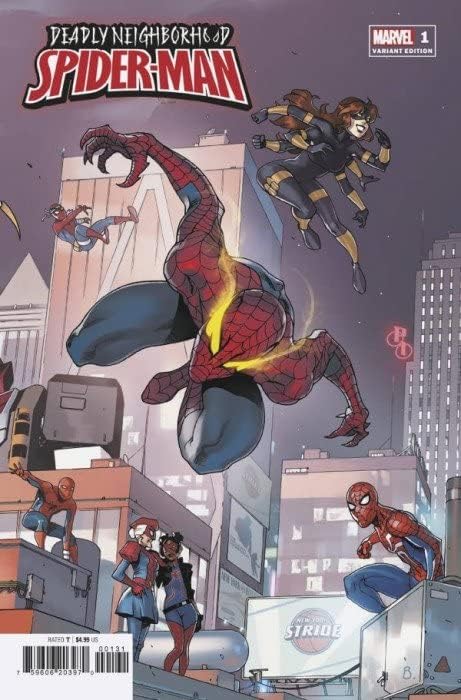 Deadly cartier Spider-Man 1b VF / NM; Marvel carte de benzi desenate | tabu