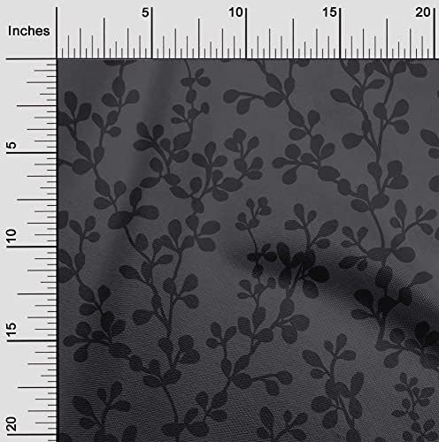 oneOone bumbac Poplin gri închis Tesatura asiatice rochie Material Material de imprimare tesatura de curte 56 Inch larg
