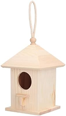 zyrubwoe Creative Birdhouse din lemn pentru producție sau decorare DIY