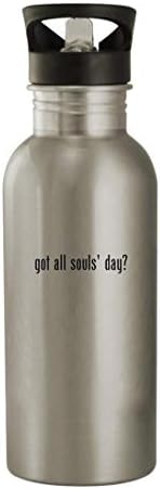 Cadourile Knick Knick au ziua tuturor sufletelor? - Sticlă de apă din oțel inoxidabil 20oz, argint