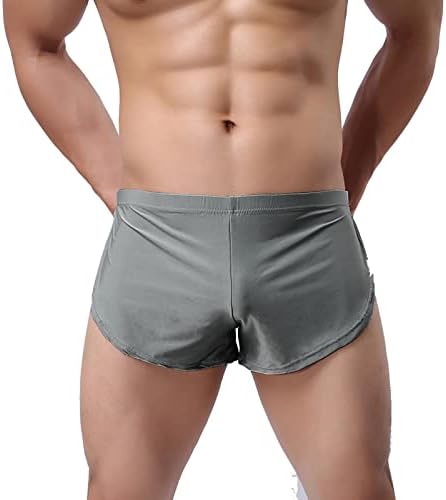 Boxeri pentru bărbați pantaloni scurți subpanți boxer bulge lenjerie de lenjerie pentru lenjerie de lenjerie de lenjerie de