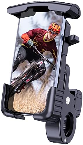 Acrunu Bike Phone Mount-1s Pick & Place, robust și sigur, costum pentru telefon de 4,5 -7