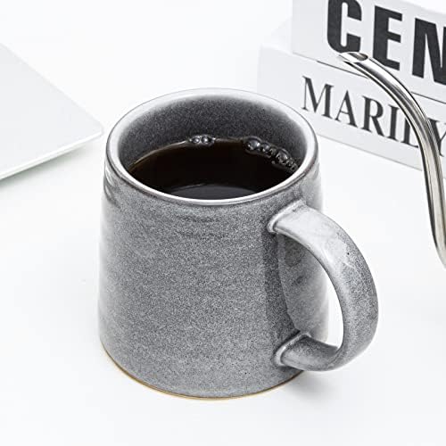 Tacuhy cană mare de cafea din Ceramică cu mâner, cană de cafea din ceramică, ceașcă mare de ceai din gresie pentru birou și