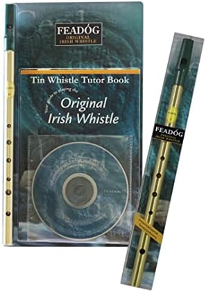 Set de foadog cu 2 cheie de alamă Whistle „C” și „D” cu cartea de tutore și CD