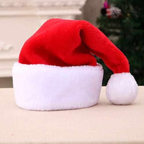 Pălărie de vacanță Moș Crăciun pluș moale gros drăguț capac Crăciun fantezie Ultra Rochie șepci de Baseball Snap înapoi pălării