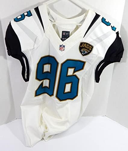 2013 Jacksonville Jaguars 96 Game emis White Jersey 46 DP37004 - Joc NFL nesemnat folosit tricouri folosite