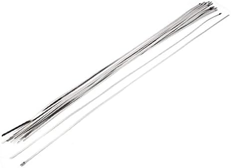 X-Dree 900mm lungime de 4,6 mm lat din oțel inoxidabil pulverizat Trau 20pcs (900 mm de largo 4,6 mm de ancho de acero inoxidabil