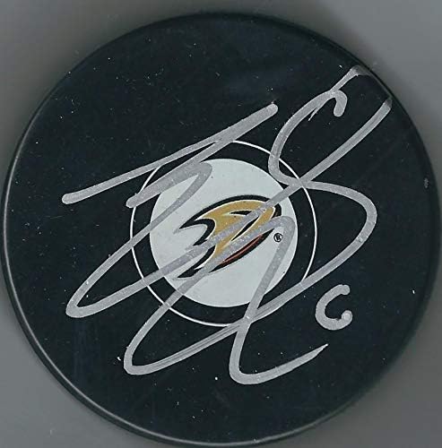 Autograf ERIK GUDBRANSON ANAHEIM DUCKS Hockey Puck-autograf NHL pucks