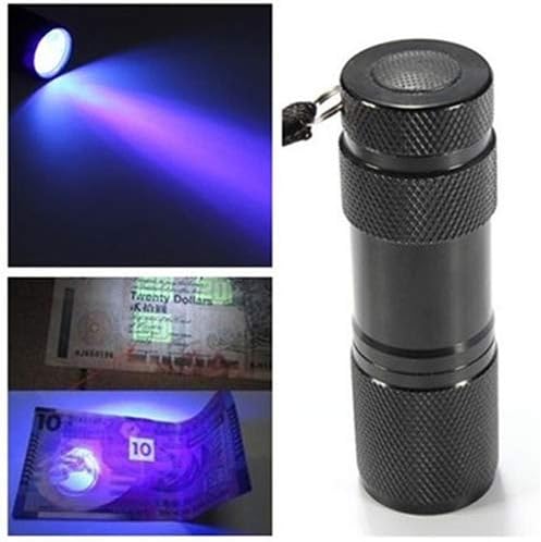 UVs lanterna Black Light, 5 LED Blacklight Pet detector de urină pentru câine / pisică urină, pete uscate,Bugss pat, Scorpions,