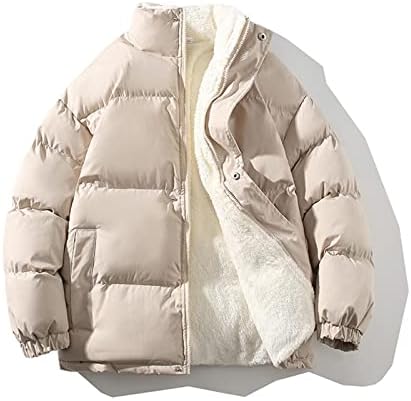 Paltoane pentru bărbați iarnă cu guler masculin cu guler pentru bărbați sacou de pâine de bumbac casual jachete de bumbac
