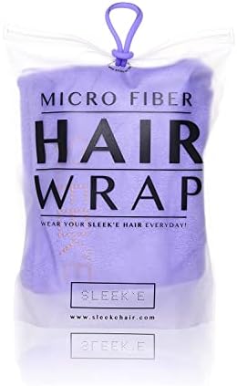 Înveliș de păr microfibră elek'e - violet. Prosop ultra absorbant și moale, de calitate spa, anti-frizz, rapid de păr uscat