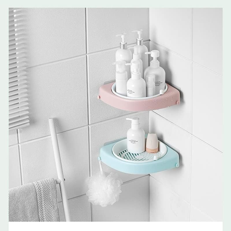 Raft de baie liruxun rotabil rafturi fără pumn rafturi de depozitare pe perete rafturi de duș cu colț raft bucătărie