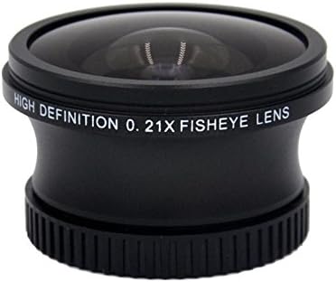 Obiectiv de ochi extreme-pești pentru Canon Vixia HF R200 + New West Micro Fibre Pânză