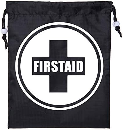 Pungi de tracțiune Mato & Hash pentru mini kit de prim ajutor, pungă medicală de urgență pentru medicamente - Acid Blue CA2655Firstaid
