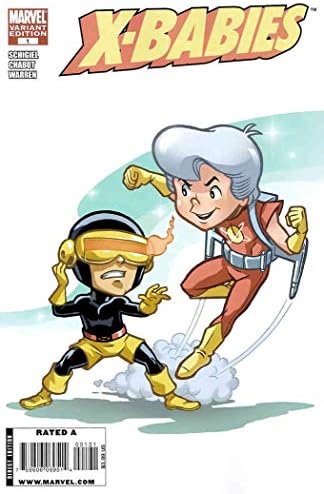 X-Babies 1A VF; carte de benzi desenate Marvel / varianta Planet Terry