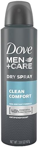 Porumbe Men + Care Antiperspray Spray Dry Spray, confort curat 3,8 oz