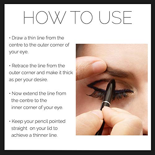 DLUX PROFESSIONAL Gel Eyeliner - 4G stick Eye liner, creion impermeabil Gel Liner, fard de ochi cremă netedă, fără pete, de lungă durată, culori Intense, ușor de utilizat cosmetice coreene