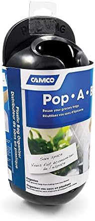 Camco Pop-A-Bag Plastic Bag Dispenser-depozitați și reutilizați cu grijă pungile alimentare din Plastic, organizați și conservați