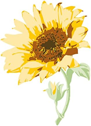 SAZZIX STRADERED CLEAR CRAFT CARTE FACERE 6PK STEM de floarea soarelui de Olivia Rose | 665975 | Capitolul 4 2022 timbre