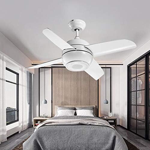 Ventilator de tavan neochy cu lumini, ventilator muzical lumină ultra-liniștită inteligentă telecomandă ventilator de tavan