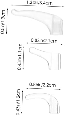 Vinistiți 75 de perechi pahare anti-acoperire cu silica-gel cârlig anti-picătură transparent
