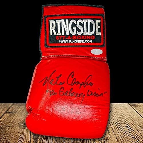 Nate Campbell Galaxy Warrior Autografat Ringside Boxing Glove-Mănuși De Box Autografate