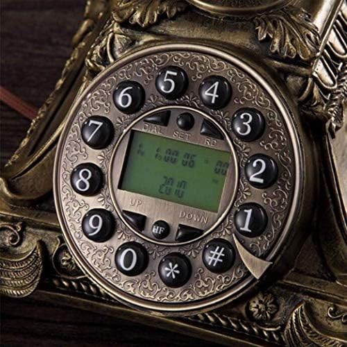 Myyingbin Vintage Telephone -ul fix cu ecran LCD BASE BASE RETO TELEFON CORDED