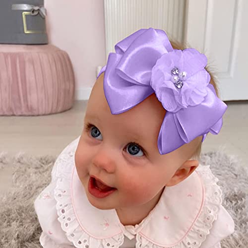 Hairbands pentru Baby Girl Hat Headbands Bowknot Accesorii Baby florale 1 buc Elastic Solid fete fetita
