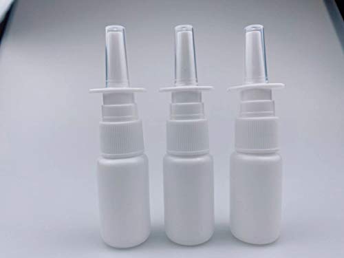 12buc 30ml / 1oz gol reumplut alb plastic nazal spray sticle pompa pulverizator recipient flacon oală pentru Saline apă spălare