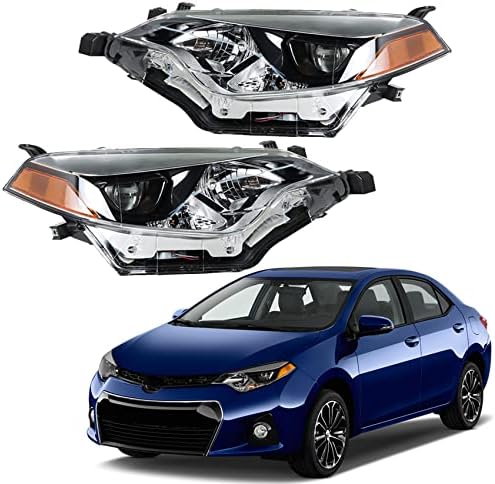 Înlocuirea ansamblului farurilor pentru 2014 2015 faruri cu Halogen Toyota Corolla pereche lumină față șofer și pasager