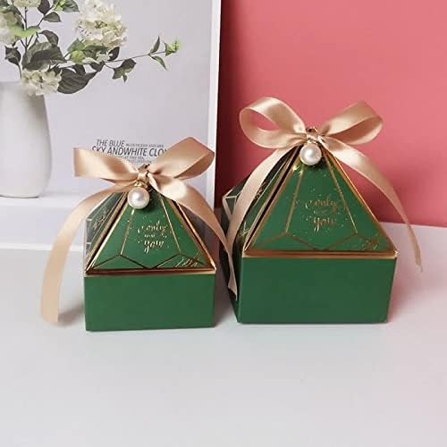 Crysdaralovebi Gem Tower Bronzing Candy Box Cutie de ambalare cadou de nuntă numai pentru tine cutie cadou de hârtie bomboane