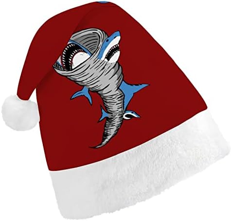 Shark Tornado Crăciun pălărie Santa pălărie amuzant Xmas pălării de vacanță partid pălării pentru femei / bărbați