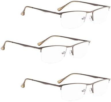 LUR 4 pachete ochelari clasici de citire + 3 pachete Ochelari de citire cu jumătate de margine din metal