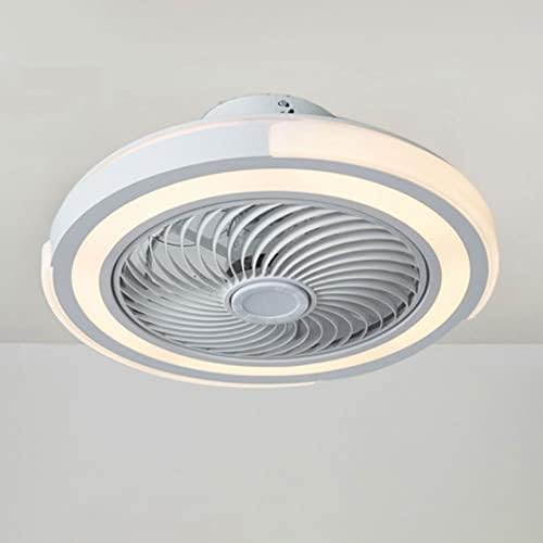 IBALODY 72W Ventilator de tavan cu LED LED Lumină 3 viteză Lumină rotundă de tavan cu ventilator în trei culori, ventilatoare