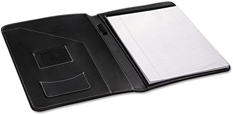 Universal 32660 Pad cu aspect de piele, folio în interior al clapetei cu suport pentru card, negru