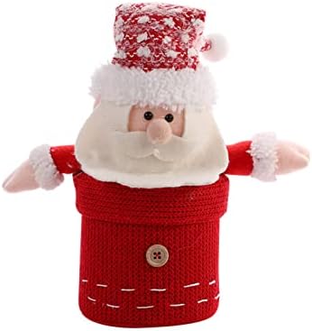 Seria de Crăciun Farzi Apple Fruit Box Creative Tricotat Santa Snowman de Crăciun Ajunul pentru pace cutia de fructe Cutie