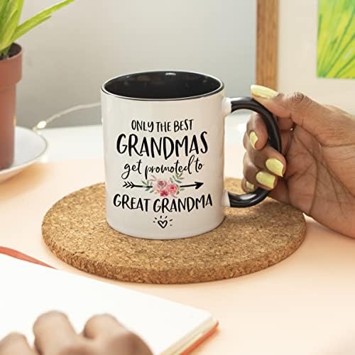 Younique Designs doar cele mai bune bunici sunt promovate la Great Grandma Mug, 11 uncii, anunțul bunicii bunicii
