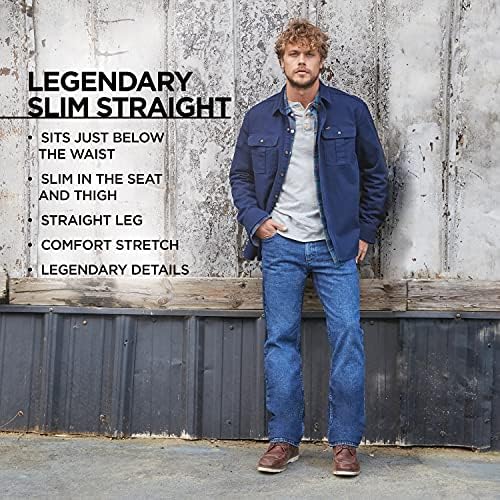 Lee Men's Legendary Slim Slim Drept Peic Jean