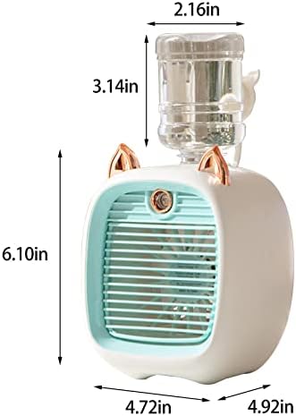 Aer condiționat portabil - Funny Water Mini Aerul condiționat Ventilator de răcire, drăguț USB Fan Birou Aerul condiționat